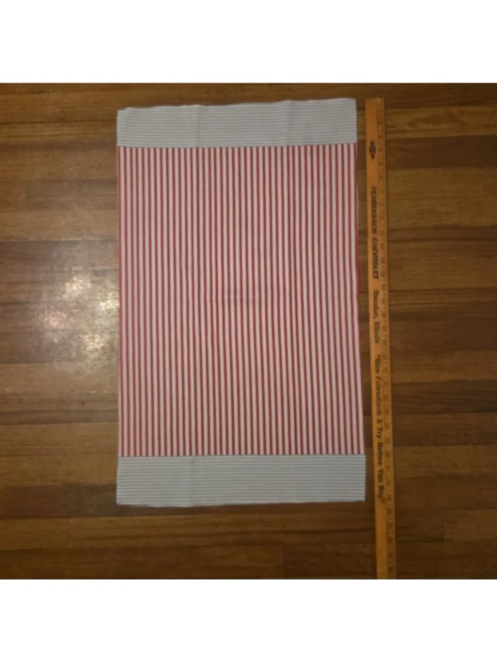 3 Geometry Christmas Kitchen Linens Towels Washcloth Trees Stripes As Is